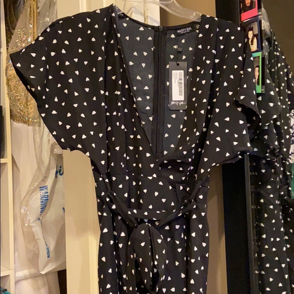 NastyGal Black Romper NWT